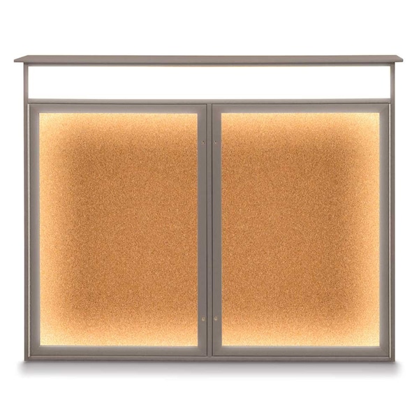 Open Faced Traditional Rounded Corkboard